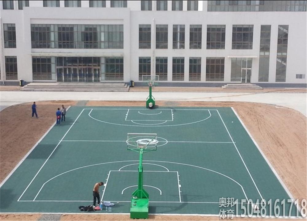   鄂尔多斯康巴什京能热电有限公司室外拼装篮球场