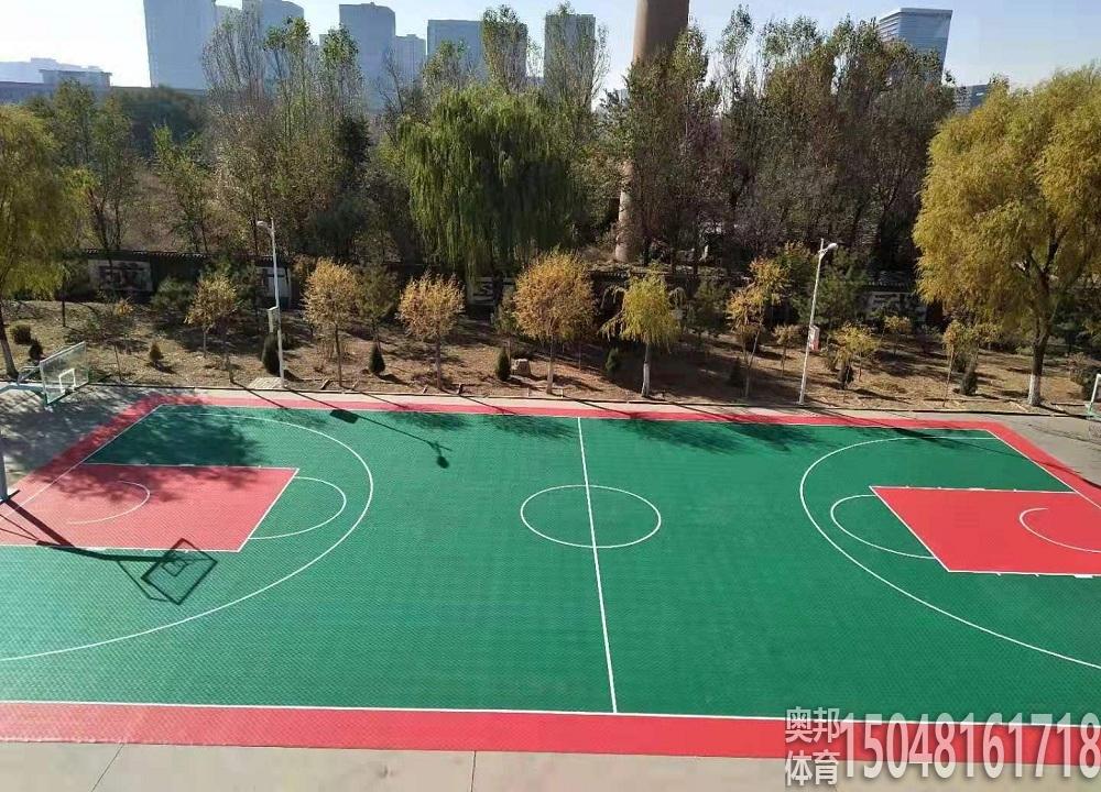 包头某部队篮球场地